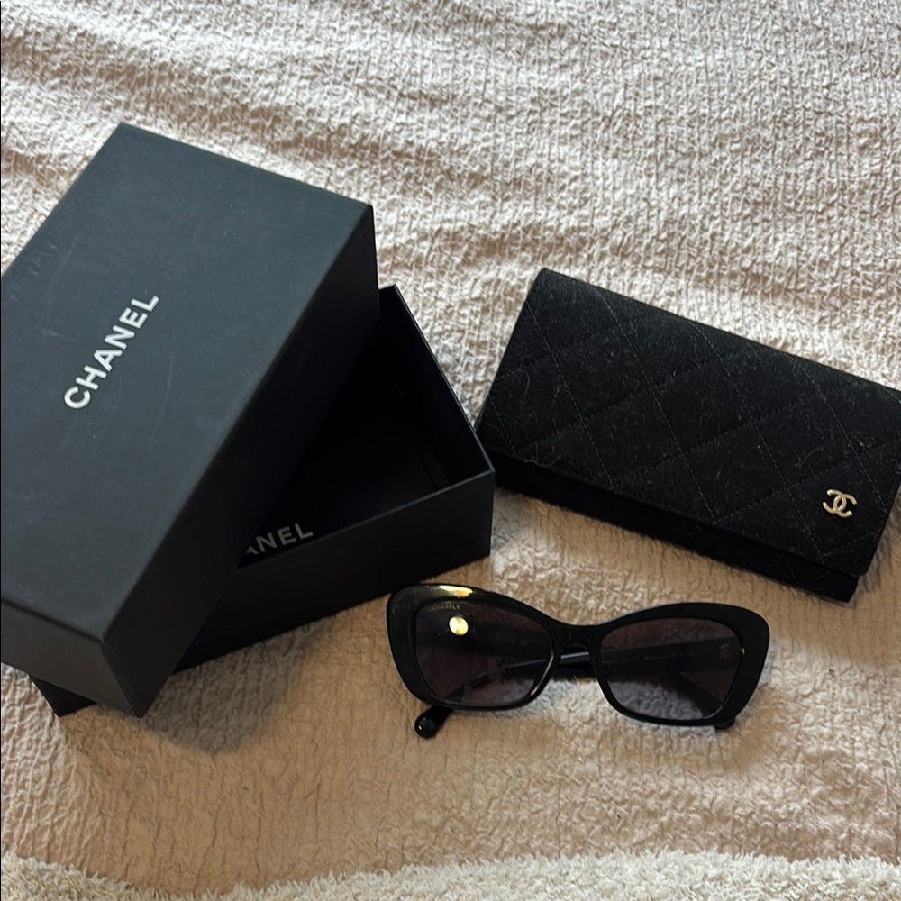 Chanel Black Sunglasses
